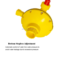 Régulateur de pression d'eau pour poulets et poussins QA, système de ligne d'abreuvement, équipement avicole pour l'élevage