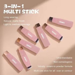 Ulikeke OEM – Stick de fond de teint 17 couleurs, petit MOQ, marque privée, anti-cernes waterproof avec pinceau - Product Image 4