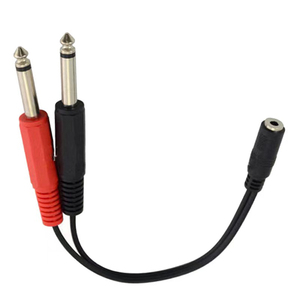 Cable de Audio de 6.35mm a 3.5mm, Adaptador de Audio Hifi de 6.35mm a 3.5mm, Cable de Audio para Guitarra y Micrófono con Baño de Oro de 24k - Product Image 6