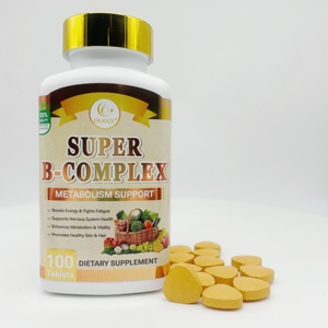 Tabletas de <span class=keywords><strong>Complejo</strong></span> <span class=keywords><strong>B</strong></span> de Alta Potencia OEM/ODM con Vitamina C <span class=keywords><strong>para</strong></span> <span class=keywords><strong>el</strong></span> Metabolismo Energético y <span class=keywords><strong>el</strong></span> Apoyo del <span class=keywords><strong>Sistema</strong></span> <span class=keywords><strong>Nervioso</strong></span> - Product Image 2