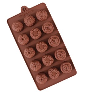 Moule en silicone à cavités pour la fabrication de barres de chocolat, de blocs/plaques de chocolat et de barres en forme de feuille - Product Image 1