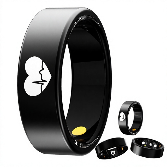 New R30 Smart Ring ECG Heart Rate Body Temperature Blood Oxygen Health Monitoring Sleep Tracking Step Counting Multiple Sports