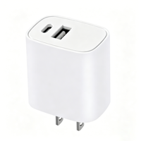 Chargeur mural rapide 30W PD 3.0 avec ports USB Type-C pour tablette, Airpods/iPhone/iWatch, chargeur de téléphone portable OEM