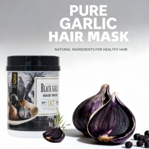 <span class=keywords><strong>Masque</strong></span> capillaire sans rinçage à la crème à l'ail noir d'étiquette personnelle pour réduire la perte de <span class=keywords><strong>cheveux</strong></span> <span class=keywords><strong>hydratant</strong></span> 2-en-1 traitement capillaire en salon professionnel - Product Image 2