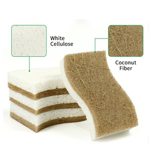 Estropajos Ecológicos de Coco, Esponja Natural de Celulosa, Altamente Absorbente, Antiarañazos, para Lavar Platos de Cocina - Product Image 3