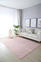 Tapis et tapis en soie dorée, motif marbre, bleu et or, fourrure de lapin, tapis de sol décoratif