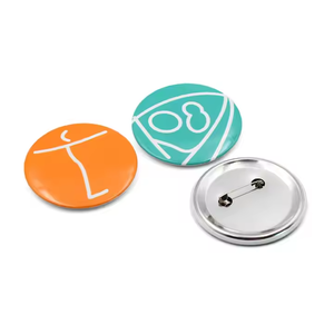 25/30/35/44/75毫米金属马口铁印刷定制空白圆形百万纽扣徽章帽子服装别针原材料 - Product Image 6