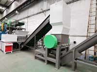 Ligne de lavage de plastique Greenlandplast, machine de recyclage pour bouteilles en plastique HDPE