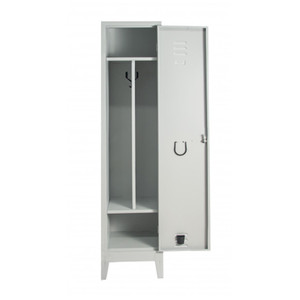 American-Style Metal Locker <b>Storage</b> <b>Unit</b> 1 Metal Door Cabinet American College Lockers for Hallways Offices and Kid's Bedrooms - Product Image 6
