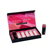 Coffret Cadeau Personnalisé Couleurs Classiques avec Éponge Embossée, Finition Mate, Fermeture Magnétique, Haute Pigmentation, Nude Mat