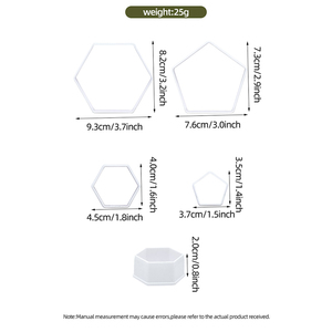 4 pièces/ensemble Football moule bricolage outil gâteau décoration cuisson Cookie hexagone forme Cutter Embosser timbre Cookie Cutter - Product Image 5