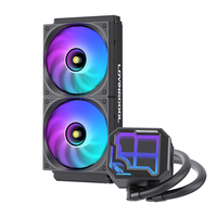 Système de refroidissement liquide LOVINGCOOL, source d'usine, refroidisseur liquide OEM, radiateur, logo personnalisé, emballage personnalisé pris en charge, AIO, vente en gros