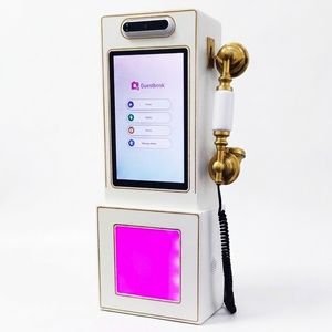 Téléphone vidéo tactile avec écran 10,1'' pour livre d'or vidéo et audio, haute résolution, prend en charge 8 langues avec 64 Go - Product Image 4
