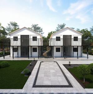 Rumah kontainer rumah Prefab vila mewah Modular 3 kamar tidur rumah