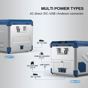Chất lượng cao ABS xe hơi sang trọng tủ lạnh 75-95l công suất lớn Máy nén khí lạnh - Product Image 5