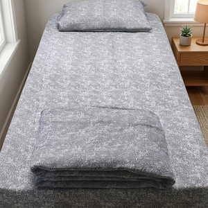 Economical Twin Size Duvet Cover Set 100% Polyester Flat <b>Bed</b> <b>Sheets</b> <b>Single</b> Linen and Polyester Filling for Hotels - Product Image 3