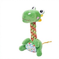 Jouets en peluche pour chien en corde, personnalisables avec logo, mignons et résistants, vente en gros