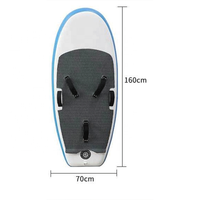 Planche de surf en hydroptère à point de chute en PVC Planche de surf gonflable en fibre de carbone