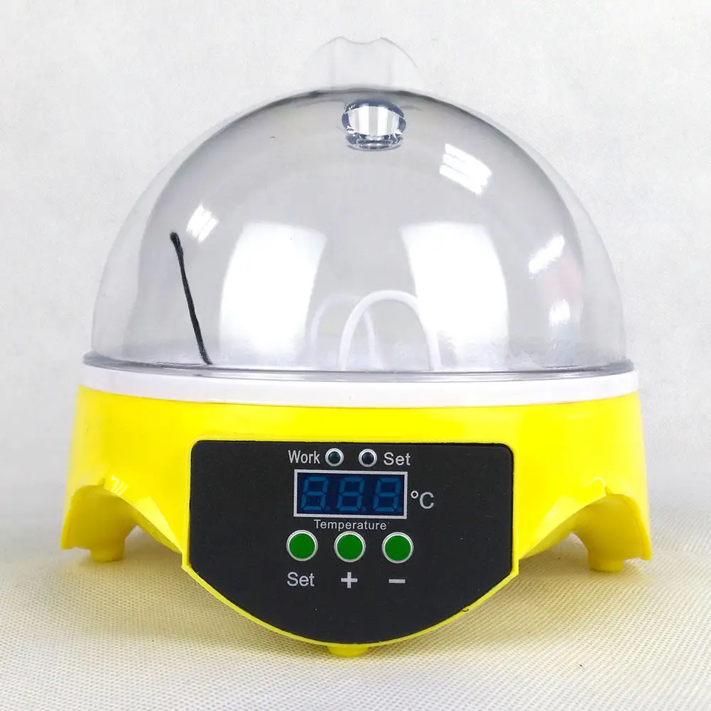 Мини инкубатор 7 объем яиц инкубатор рассеивает машина утиное яйцо куриное инкубатор выводной шкаф электронный автоматический инкубатор