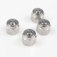 Raccord de tuyauterie forgé américain 7/16 en acier inoxydable 316 résistant à haute pression, tête de connecteur à ferrule, filetage 1/4 mm
