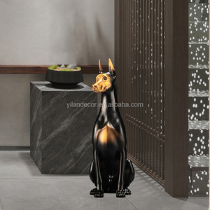 Sunray Mascota al por mayor Doberman <span class=keywords><strong>Pinscher</strong></span> modelo de perro de exhibición maniquí de perro grande maniquí de perro de latón - Product Image 5