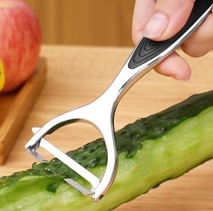 Pelador de frutas y verduras para uso doméstico, herramienta de cocina de frutas de acero inoxidable práctica y conveniente, pelador de frutas - Product Image 2