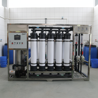 Système de purification d'eau UF à lavage automatique 3000L/H pour toute la maison/la communauté, élimine les bactéries, membrane UF 0,01μm