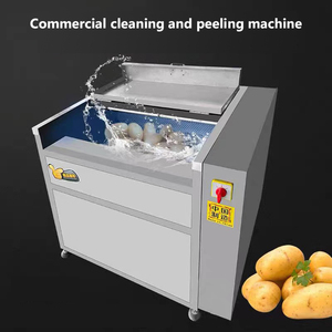 Pelador <span class=keywords><strong>de</strong></span> patatas <span class=keywords><strong>de</strong></span> tamaño pequeño con cepillo para limpiar y pelar patatas y rábanos - Product Image 5