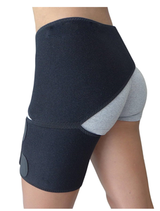 Sabuk penyangga pinggang atas, sabuk pembungkus kompresi dapat disesuaikan, penahan pinggul atas - Product Image 3