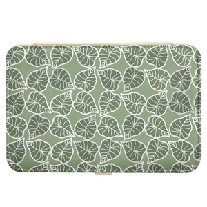 Portable Pu Leather Jewellery Ring Necklace Packing <b>Case</b> Rectangle Zipper Travel Jewelry Box Hawaii Kalo Print Storage Organizer - Product Image 2