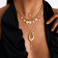 2025 nouveauté bijoux de mode nouveau en forme de coeur strass pierres précieuses collier accessoires femmes grand cristal coeur collier
