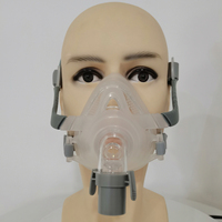 Masques CPAP souples en silicone avec couvre-chef, adaptés à divers modèles de machines, masque d'apnée du sommeil CPAP