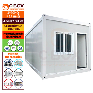 Cbox Vật liệu 2025 nâng cấp prefab văn phòng tùy chỉnh ký túc xá cư trú có thể tháo rời phẳng gói container nhà - Product Image 1