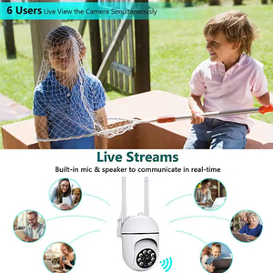 กล้องวงจรปิดไร้สาย A7 Zoom 1080P แบบหลอดไฟในอาคาร พร้อมระบบเตือนภัย กล้องรักษาความปลอดภัยมองเห็นในเวลากลางคืน - Product Image 4