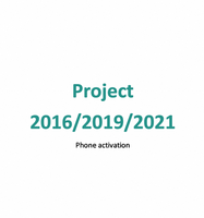 Versión Pro de Activación Telefónica para el Software Project Professional 2016/2019/2021, Envío Garantizado en Línea