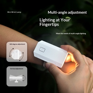 Mini Torcia da Polso per Corsa Notturna e Ciclismo, Luce d'Emergenza Portatile Ricaricabile USB, Grado <span class=keywords><strong>di</strong></span> Protezione IP20, Luce Bianca Fredda/Calda - Product Image 4