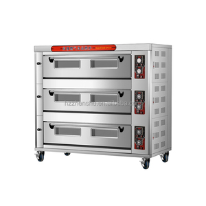 Fabriek Kwaliteit Huishoudelijke Dubbele Transportband <span class=keywords><strong>Pizza</strong></span> Bakken Elektrische Oven - Product Image 2