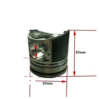 Pièces de rechange de moteur Diesel XINCHAI 498 A498BT Kit de piston de révision de tracteur de chariot élévateur/Kit de revêtement