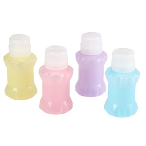 Flacon pompe en plastique couleur diamant 220 ml pour dissolvant de vernis à ongles, nettoyant à l'alcool, distributeur de liquide - Product Image 5