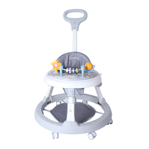 Ayarlanabilir yeni stil katlanır bebek yürüteci yürümeye başlayan öğrenme yürüteç hafif tekerlekler ile yenidoğan yürüyüş için müzikli oyuncak dolu koltuk - Product Image 3