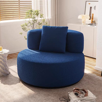 Fauteuil de salon moderne et confortable pour une personne, compressé sous vide, idéal pour balcon, maison, bureau ou hôtel