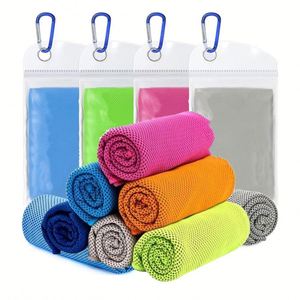 Serviette rafraîchissante en microfibre douce et respirante pour le yoga, le sport, la course à pied, la gym, le camping, la remise en forme et l'entraînement - Product Image 2