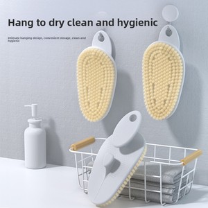 Cepillo de Baño Ovalado Moderno y Curvo para Niños y Bebés, Herramienta para Frotar y Masajear - Product Image 3