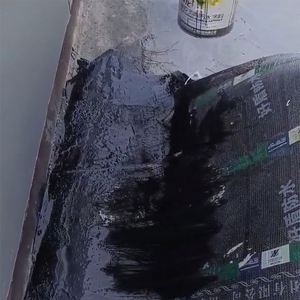 Revestimiento Impermeabilizante de Asfalto de Caucho No Curado al por Mayor para Techos de Hormigón, Negro - Product Image 2