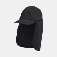 Casquette de baseball en polyester respirante pour l'extérieur, protection solaire UV estivale, avec cache-cou, vente en gros