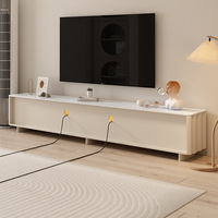 Meuble TV populaire, table basse et meuble TV de luxe moderne, ensemble de meubles de style nordique pour salon