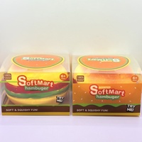 Nouveau produit : Jouet anti-stress créatif en forme de grand hamburger, à rebond lent, pour soulager le stress