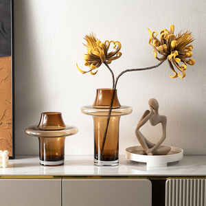 Ornements en verre artistique médiéval haut de gamme, arrangement de fleurs romantiques aquatiques, <span class=keywords><strong>vase</strong></span> français, <span class=keywords><strong>vase</strong></span> de table - Product Image 6