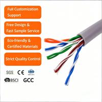 Cable Ethernet RJ45 Cat5e blindado de par trenzado, señal estable antiinterferencias para uso en oficina, módem y conmutador de red
