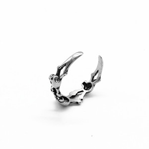 yunnique Open <b>Skull</b> <b>Ring</b> Stainless Steel Retro Skeleton Design Fashion Jewelry Gift - Product Image 3